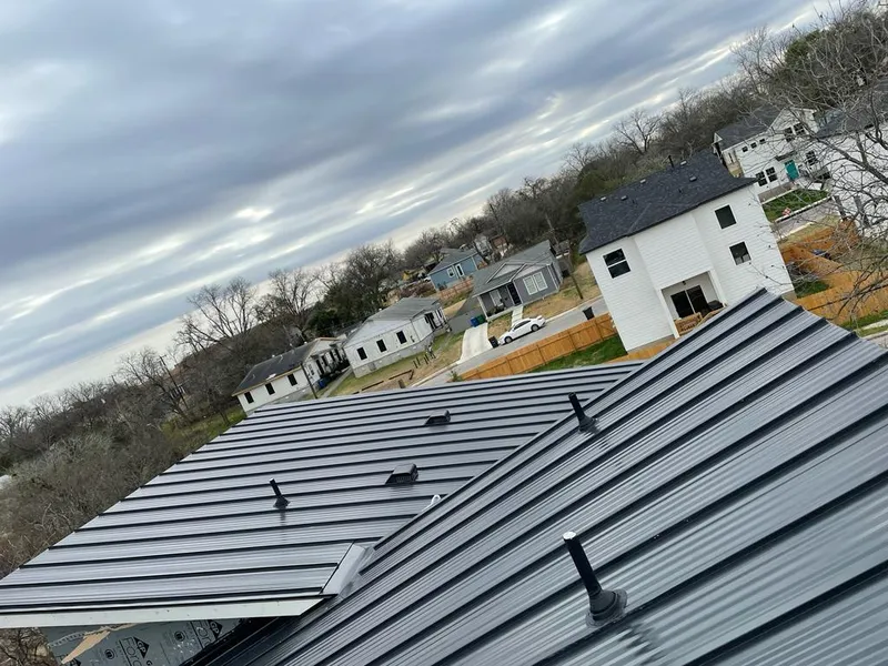 Standing seam metal roof panels with vents for Skylight Repair in Dunn Loring
